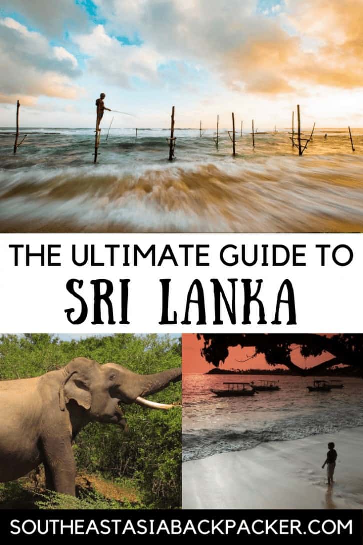 The ultimate guide to Sri Lanka South East Asia Backpacker Pin Image