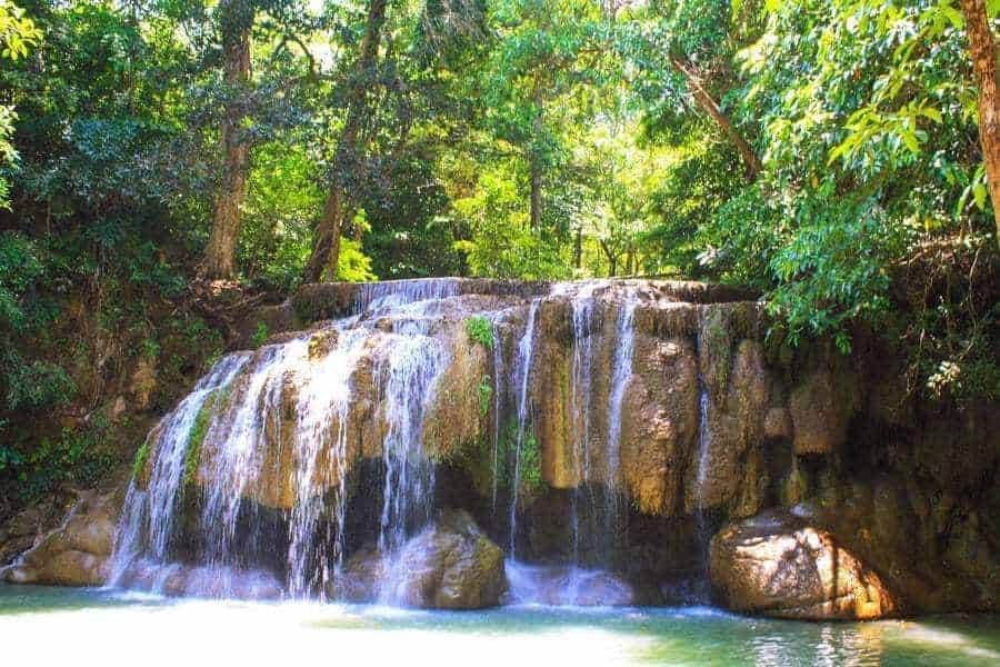 Erawan vattenfall, Kanchanaburi