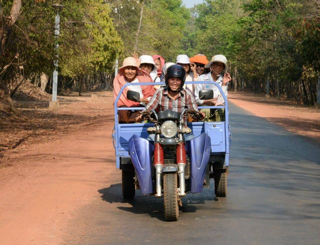 Cambodian tuk tuk