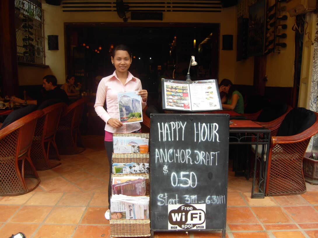Happy Hour in Cambodia.