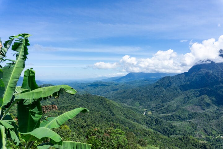 Scenery near Kundasang, Sabah, Borneo, Malaysia