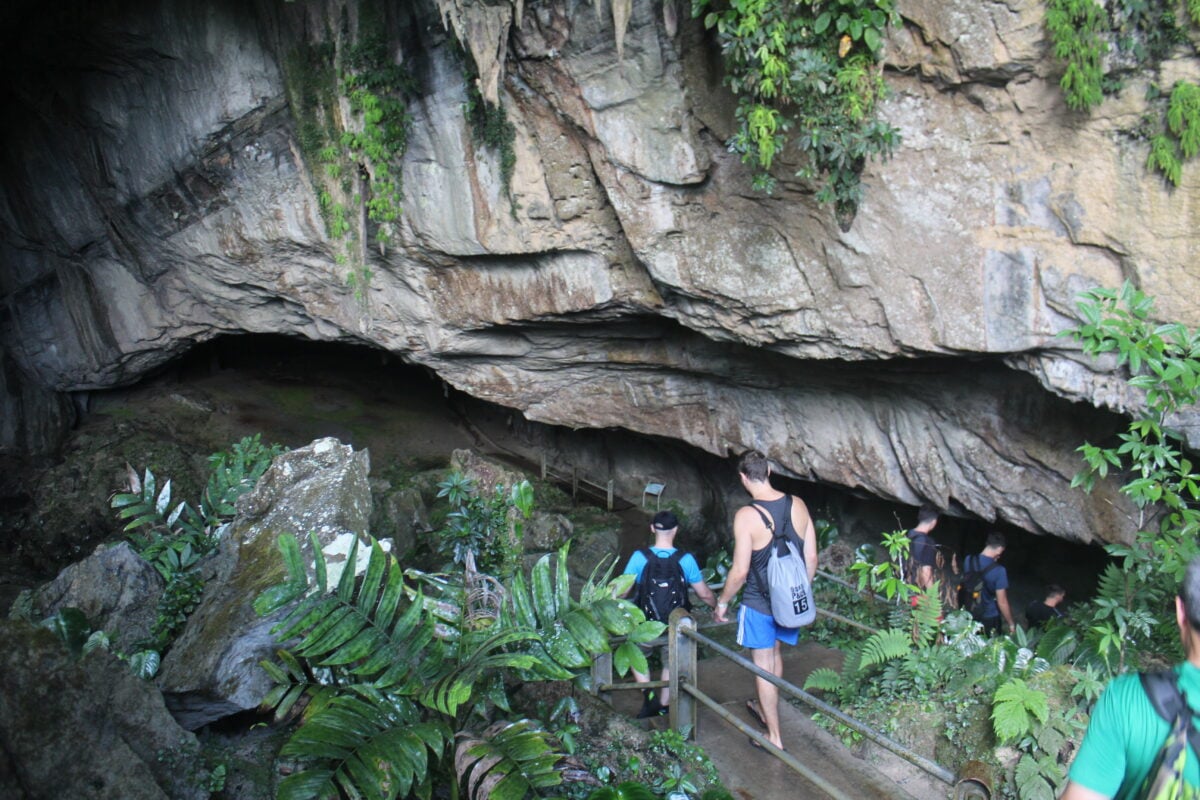 Visitors in Gunung Mulu National Park